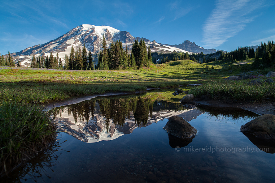 Calm Mount Rainier Reflection